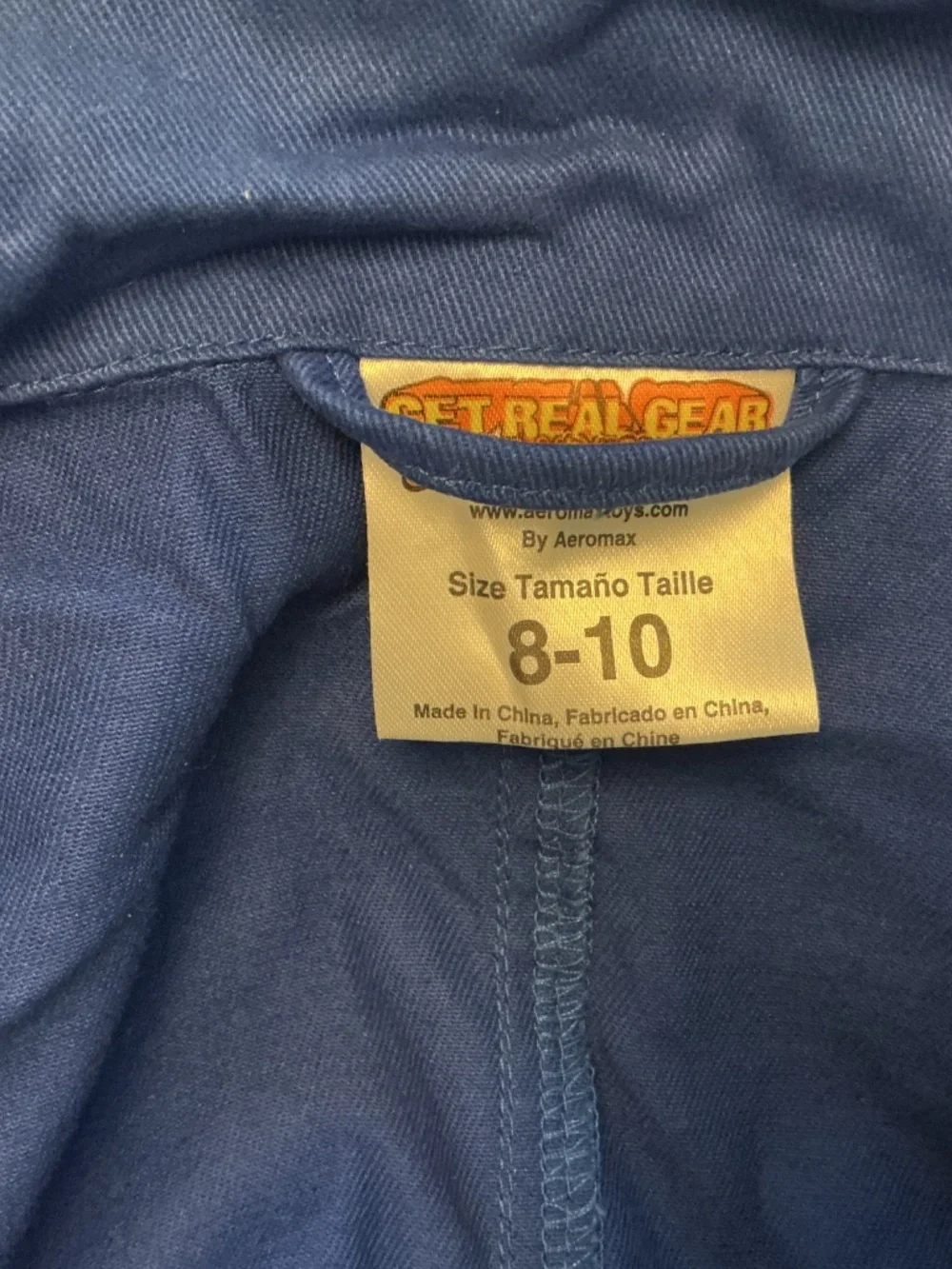 Get Real Gear Children’s Costume NASA Astronaut Suit Size 8-10 Used